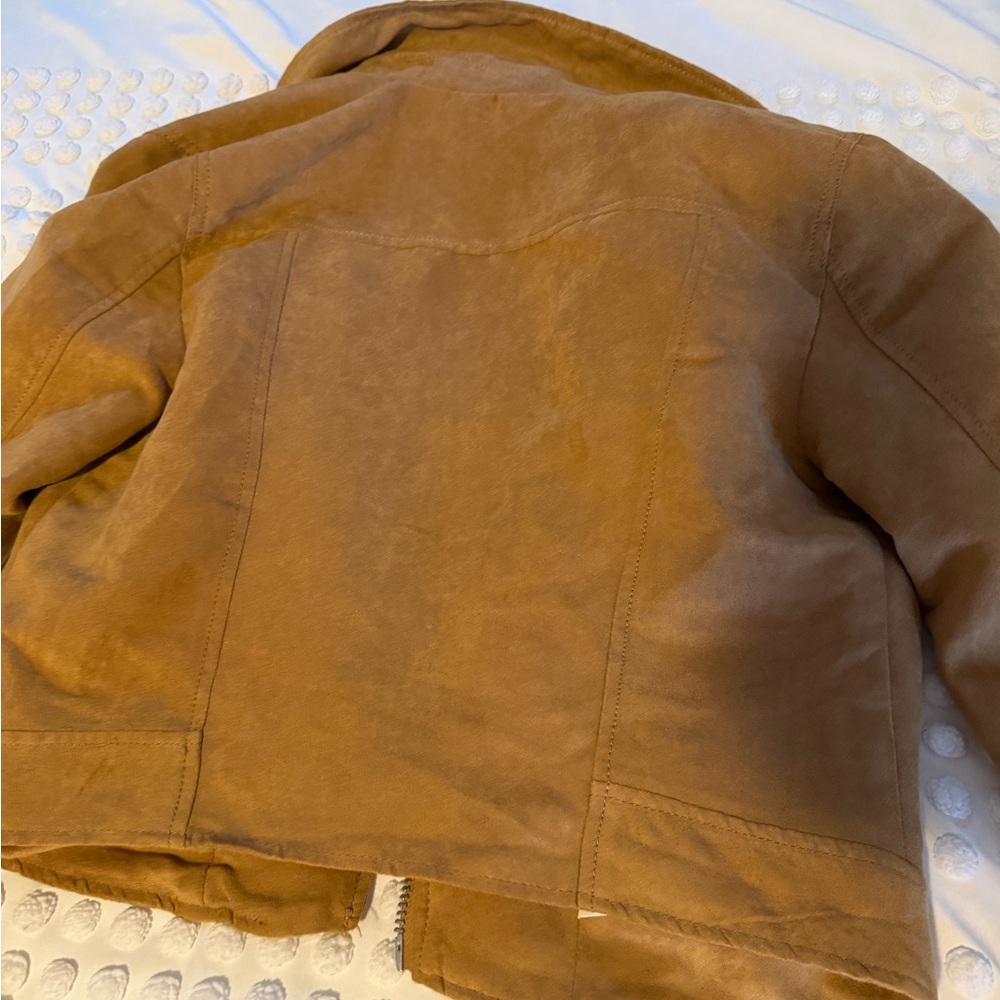 H&M Brown Leather Jacket - Picture 3 of 3